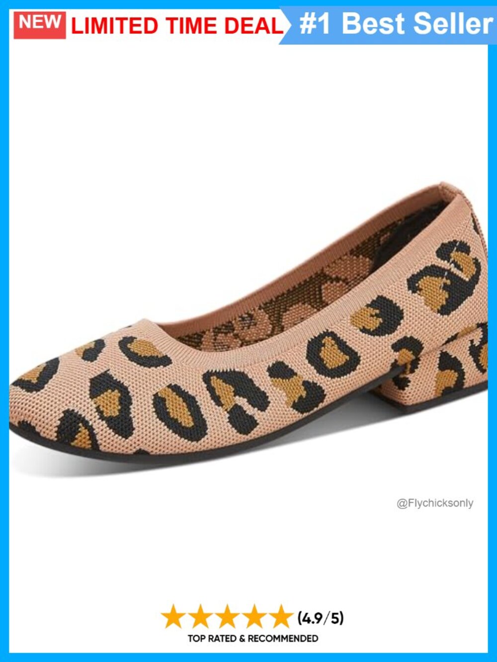 Knitted Round-Toe Low Chunky Block Heel Slip-On Pumps for Business